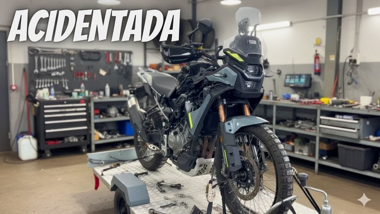 DESMONTAGEM - CF MOTO 450 MT - ACIDENTADA
