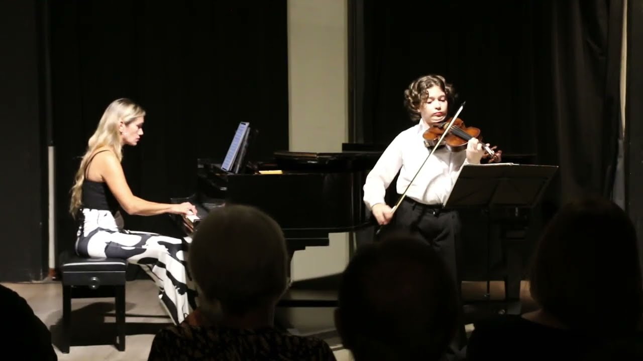 Sonatina Op. 100 (A. Dvorak) IV. Finale. Marcos Carreras-Tamara Benítez