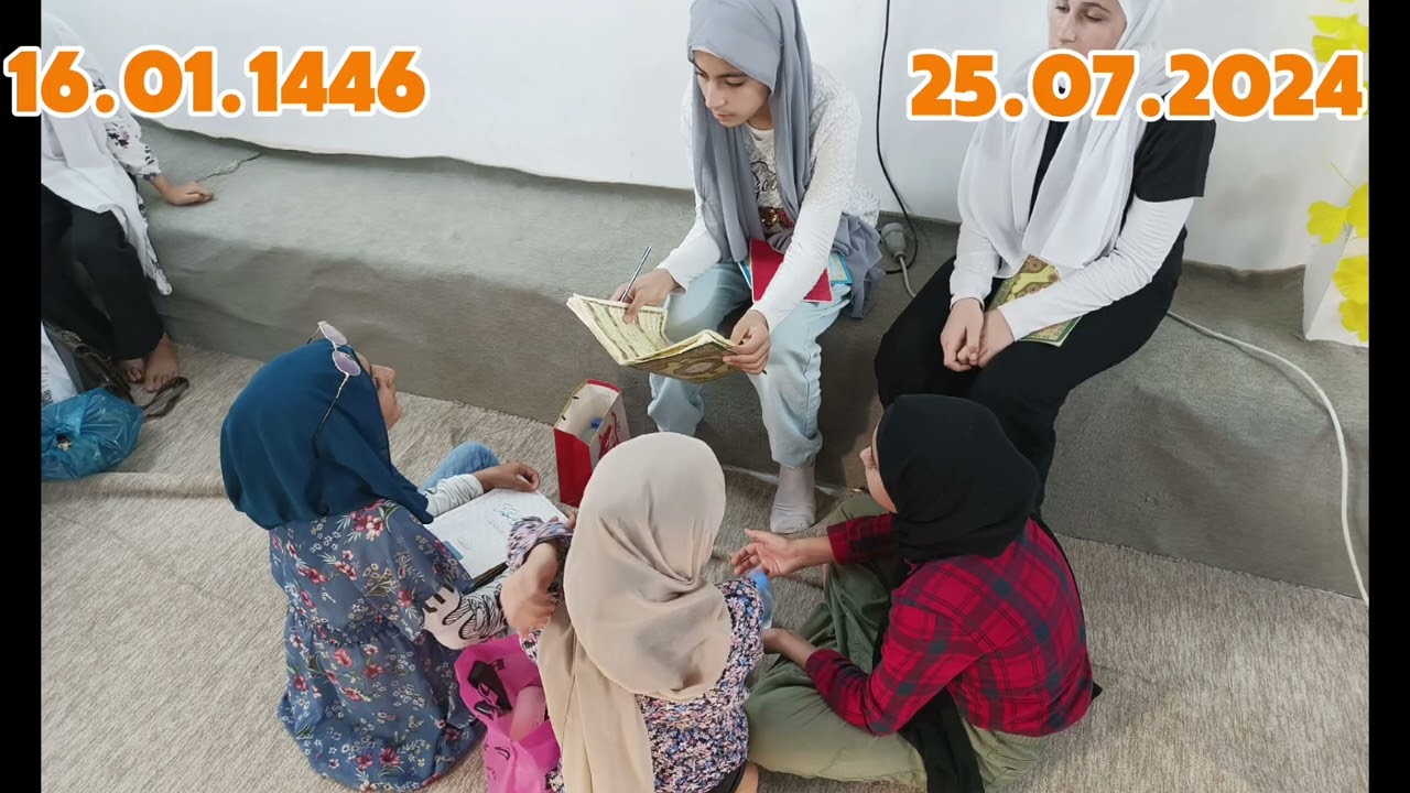 25.07.2024🩷🦋 حلقاتنا + تعليم القاعدة النورانية