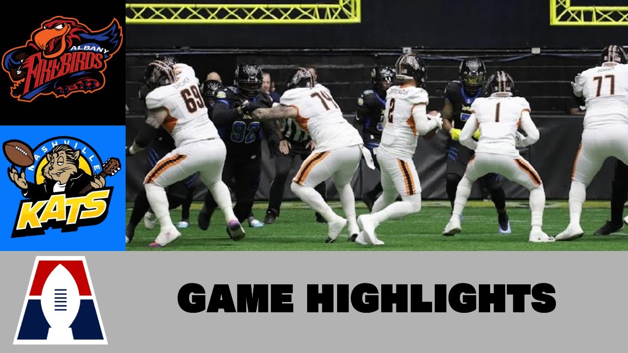 2025 AF1 Week 3 Highlights - Albany Firebirds @ Nashville Kats, March 29th, 2025