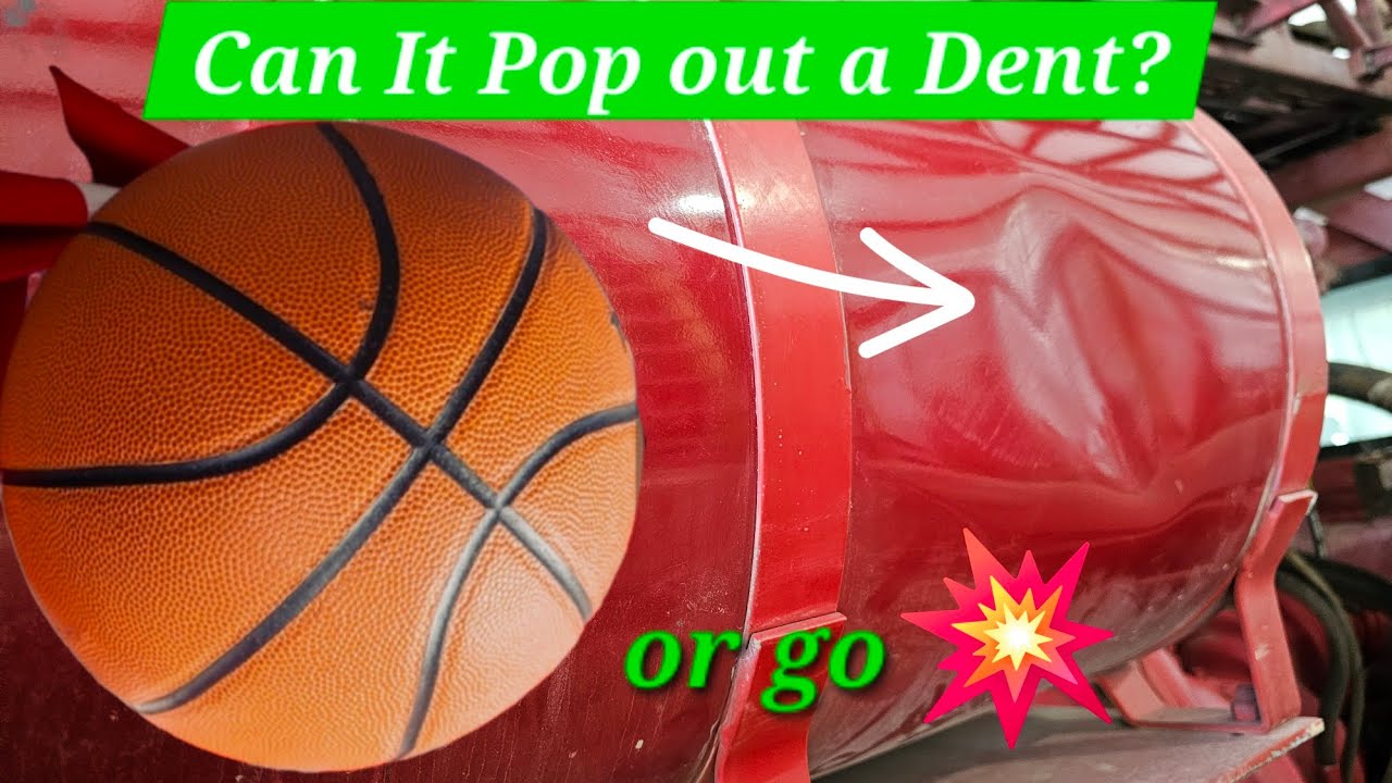 Dent vs. Basketball. Will it work? Testing a TikTok trend.