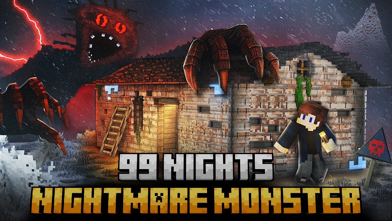 HIDING FROM THE BOILED ONE FOR 99 NIGHTS IN THE ABANDONED MOUNTAINS IN MINECRAFT!