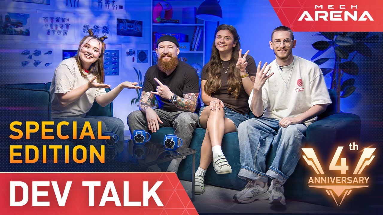 Mech Arena 4th Anniversary Dev Talk | Community Q&A (ft. Freyja, Pasha, Serhii & Floo)