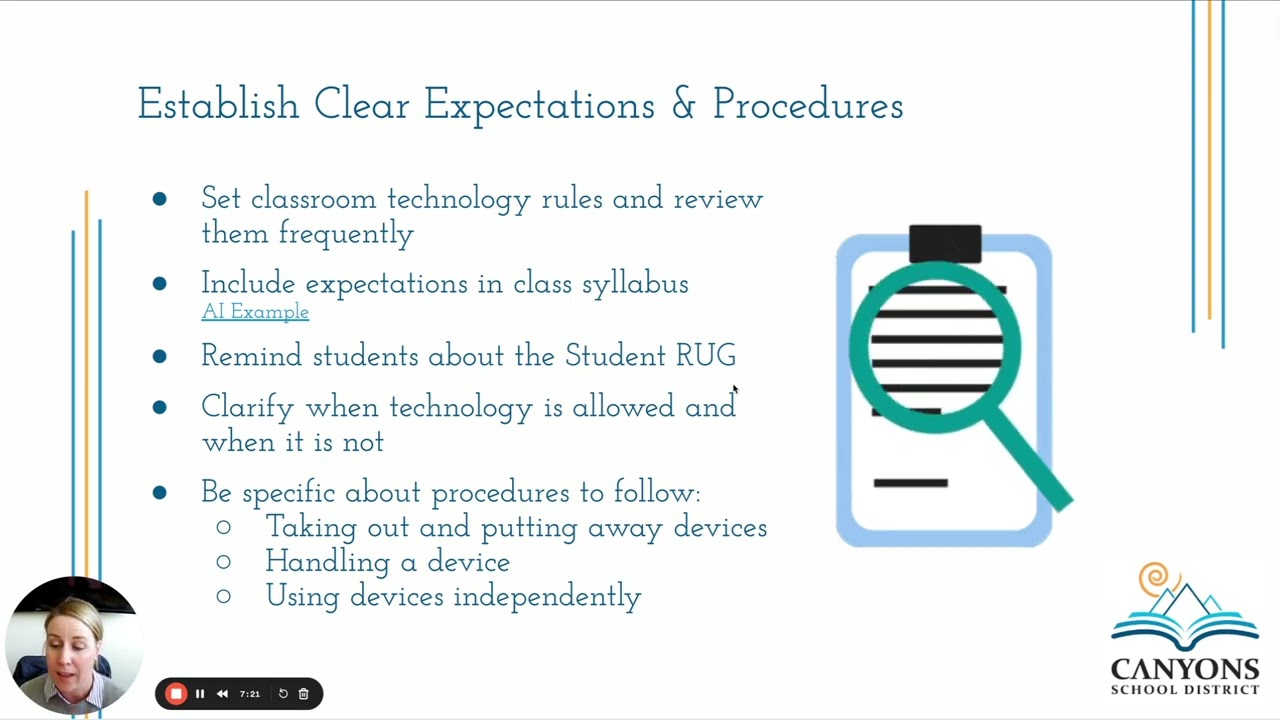 Bite Sized PD  Tips for Monitoring Technology Use in the Classroom