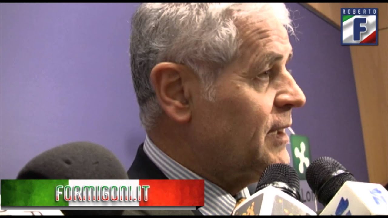 Formigoni: la guida di Regione Lombardia? Anni affascinanti