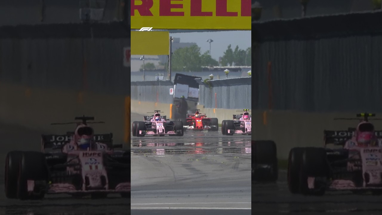 An Ocon, Perez & Vettel THREE-WAY Battle 💥