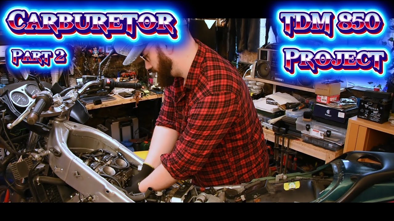 The Yamaha TDM 850 Project Part 2 -  Carburetor Part 3/1