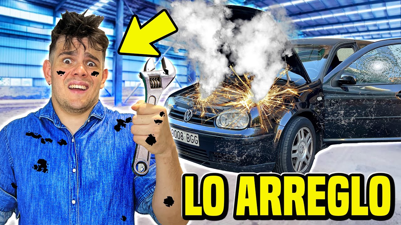 TUNEANDO un COCHE DESTROZADO!! 🛠️🧰 **Lo Dejo Bien BAKANO**