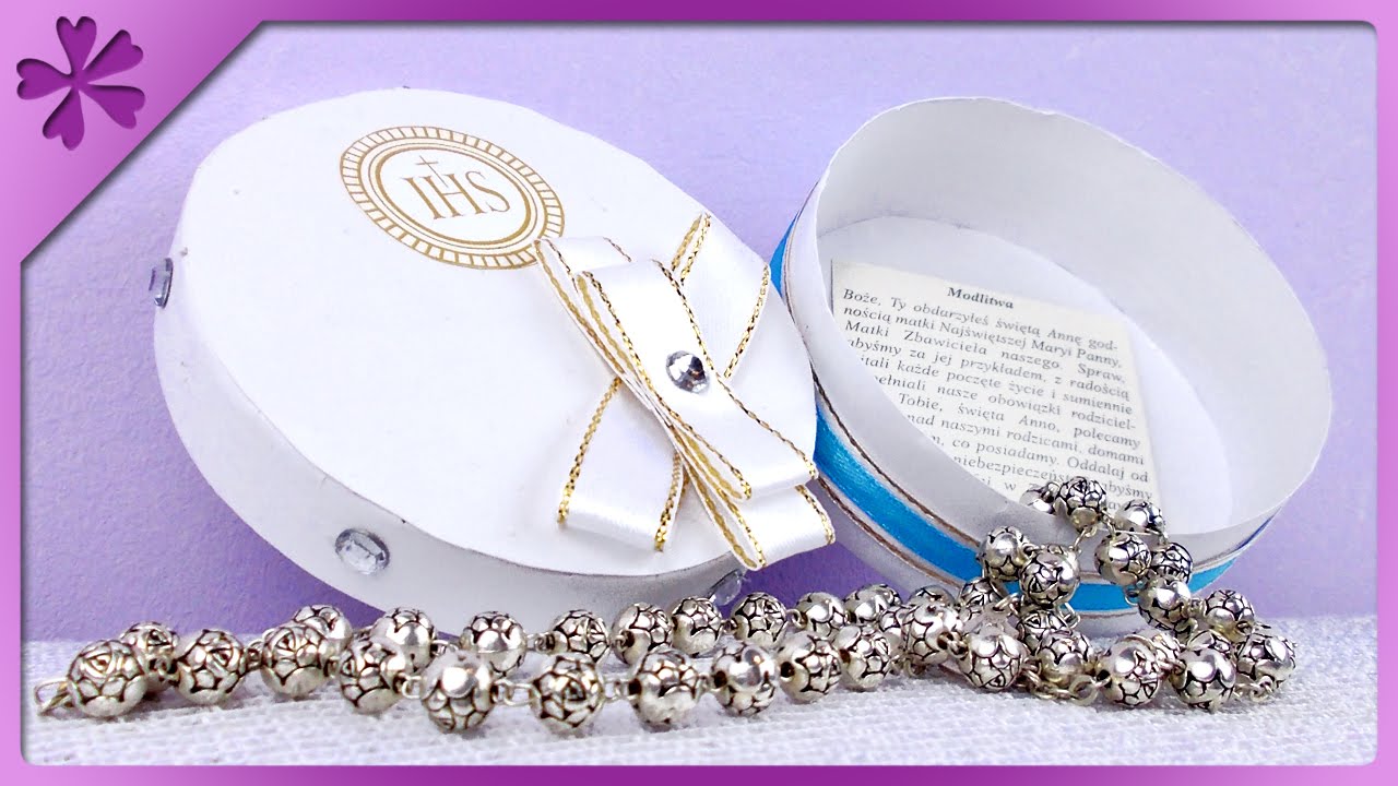 DIY First Communion box (ENG Subtitles) - Speed up #90
