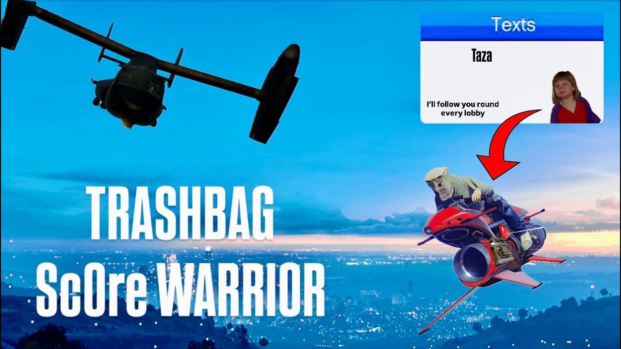 Brainwashed Score Warrior gets trolled out the lobby (GTA Online)