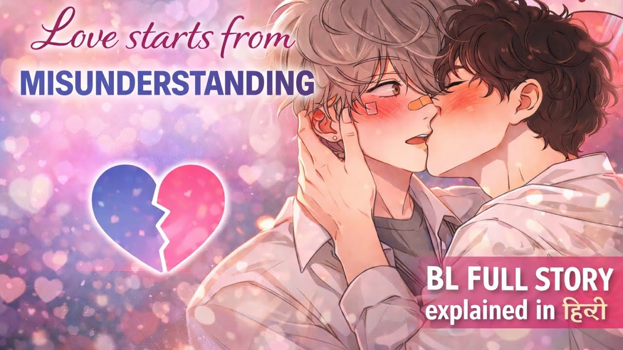 Love starts from misunderstanding ❤️💐/bl manga explained in Hindi/ boys love in Hindi 