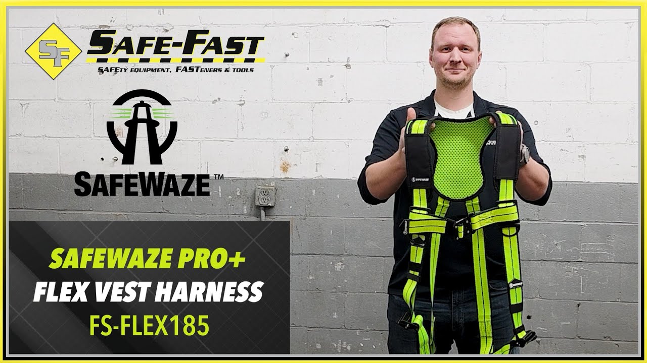 SafeWaze PRO+ Flex Vest Harness FS-FLEX185 - Kyle - Safe-Fast