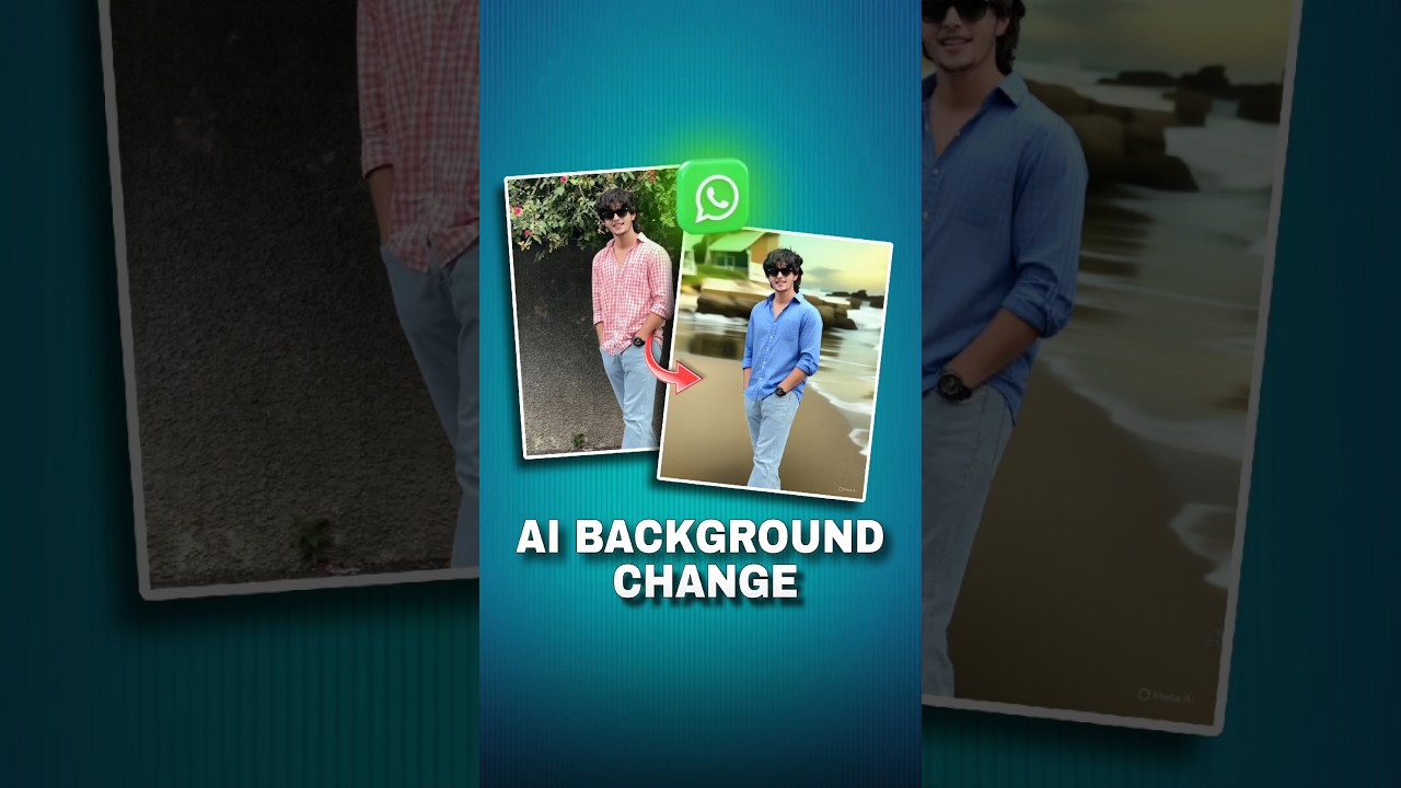 Ai Change Background In WhatsApp 😱 #shorts #viralshorts
