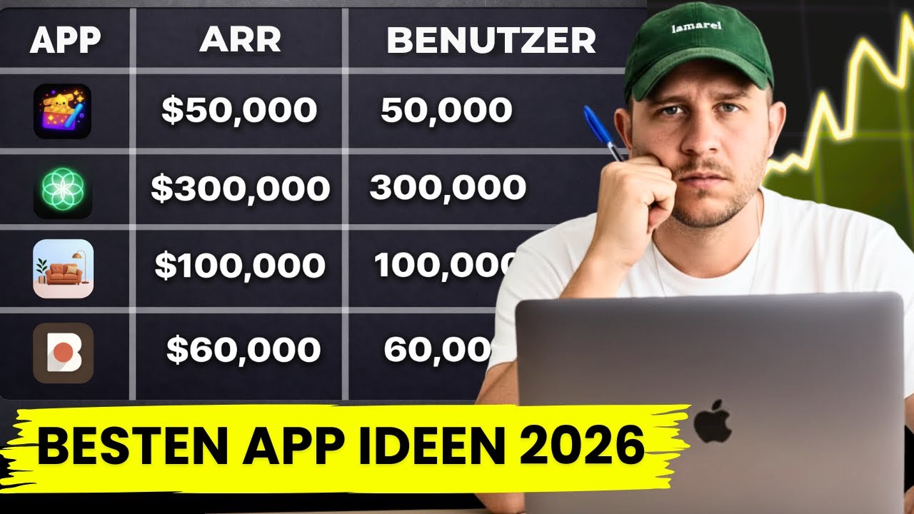 Die 5 BESTEN Apps die du mit KI bauen und SOFORT verkaufen kannst!