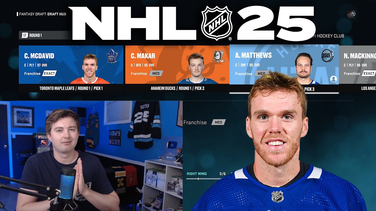 RESTARTING THE NHL WITH A FANTASY DRAFT! NHL 25