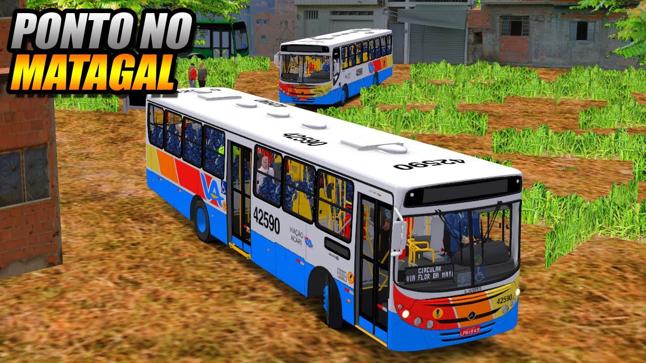 PONTO DE ONIBUS NO MEIO DO MATAGAL!