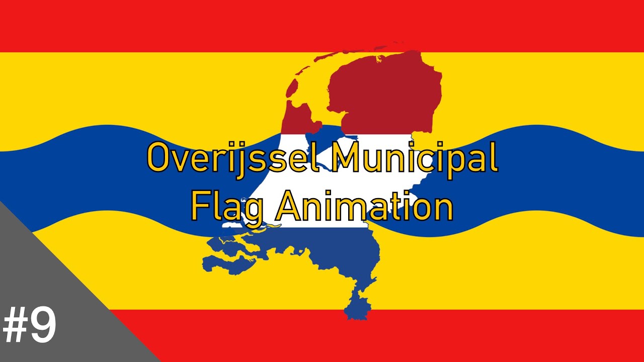 Overijssel Municipal Flag Animation