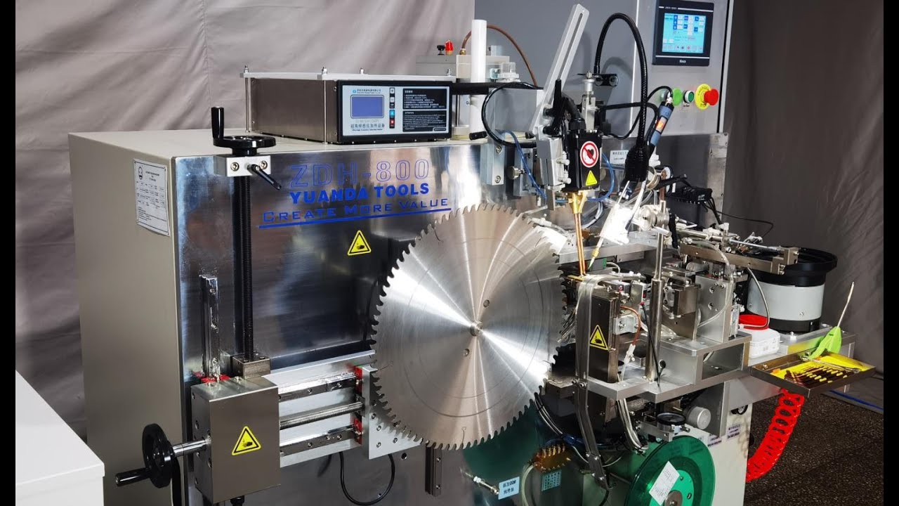 YUANDA TOOLS ZDH-800 Automatic brazing machine for TCT saw blade