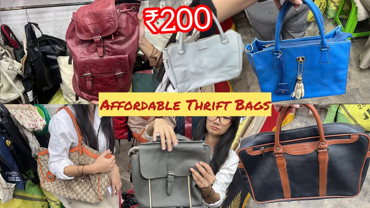 Trendy & Affordable Thrift Bag Collection At Dimapur Market Nagaland 