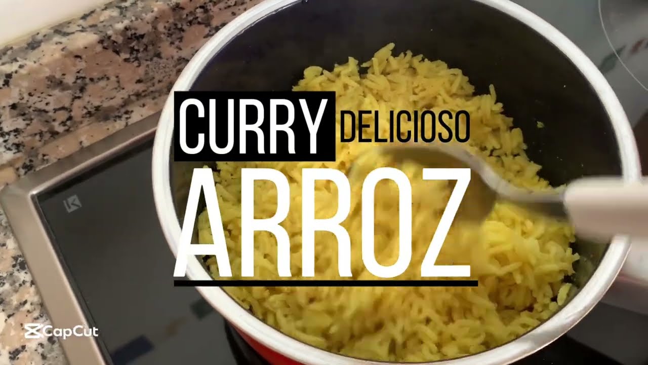 ¡El ARROZ CON CURRY que cambiará tu vida en 10 minutos! 😱🍛 #SúperFácil 💨