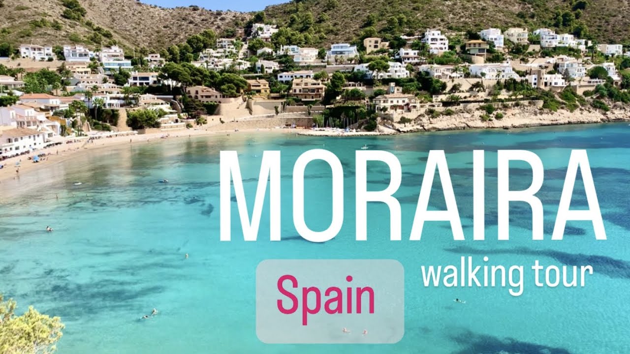Moraira in Spain walking tour , Summer Walk September 2022 Costa Blanca - Прогулка по Испании