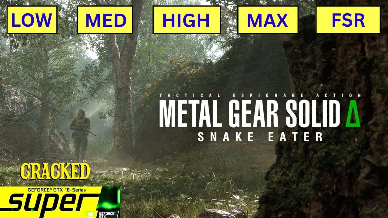 Metal Gear Solid Delta: Snake Eater | GTX 1650 SUPER | I3 8100 | All Settings TESTED!