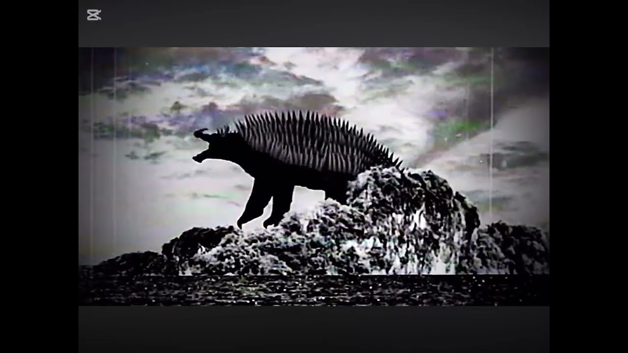 I edit apricotal animations's gojira the cloud part 2￼ with sounds so i help him so the vid is good