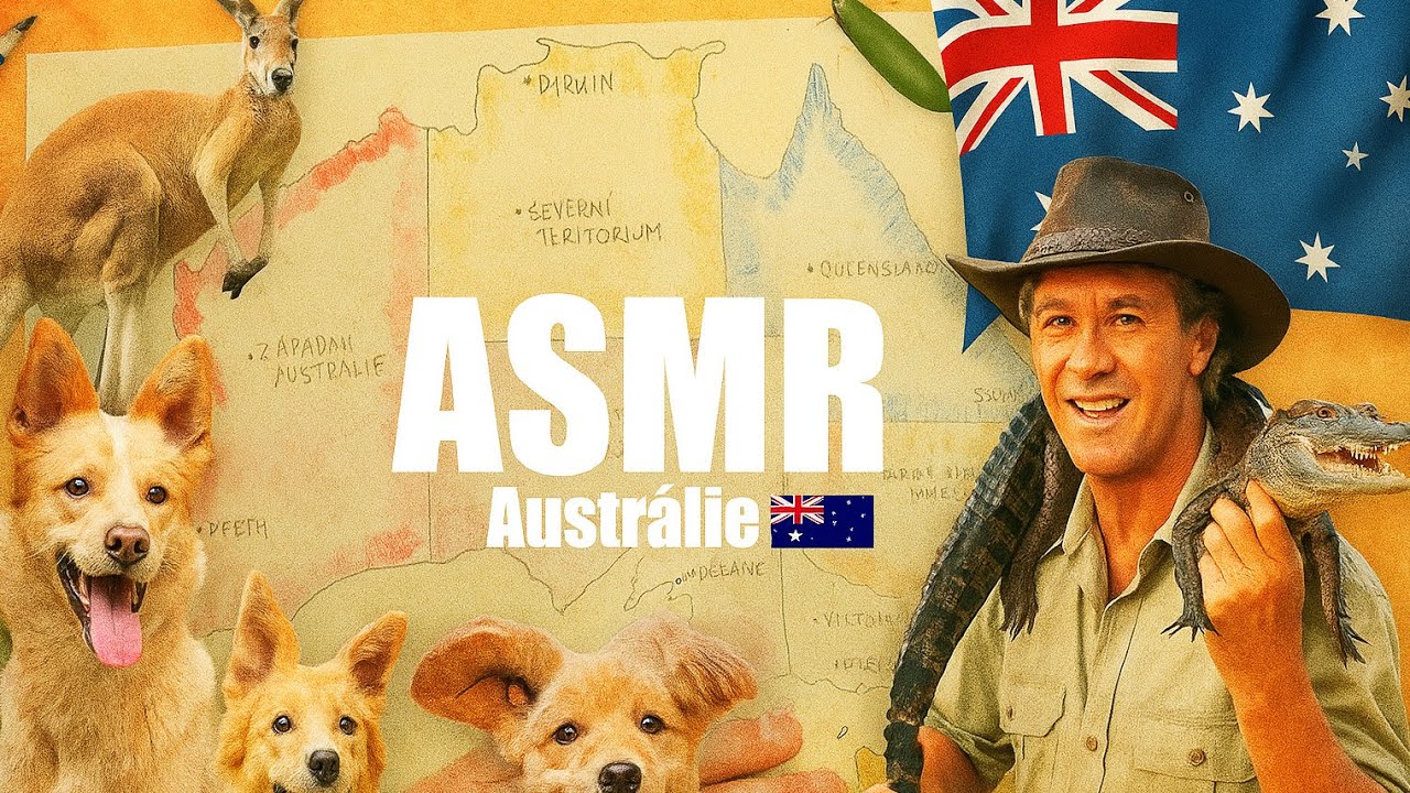 ASMR CZ - mapa Austrálie