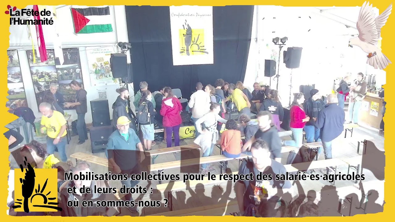 Mobilisations collectives pour le respect des salarié·es·agricoles et de leurs droits.