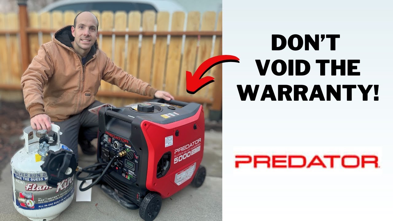 Set Up Your New Predator 5000 Dual Fuel Generator