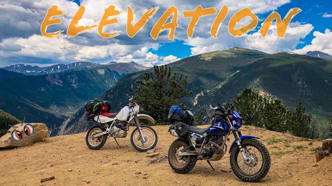 TW200 + XR650 Fun Moto Camping ADVenture at High Elevation