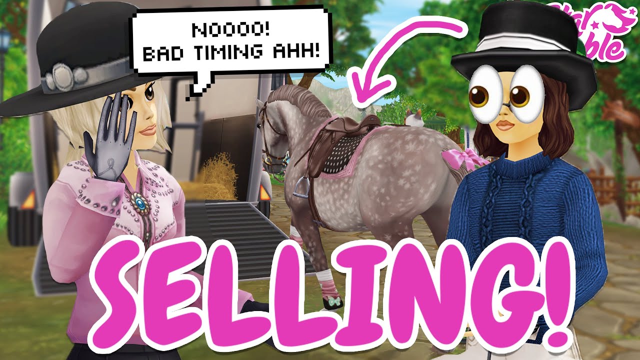 *SELLING* THE *FIRST* HORSE I SEE SOMEONE RIDING IN STAR STABLE! 😱