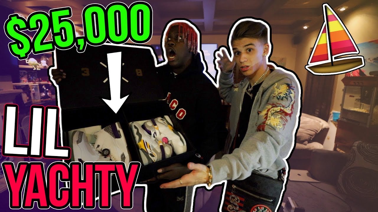 I Gave Rapper Lil Yachty $25,000 Air Jordans