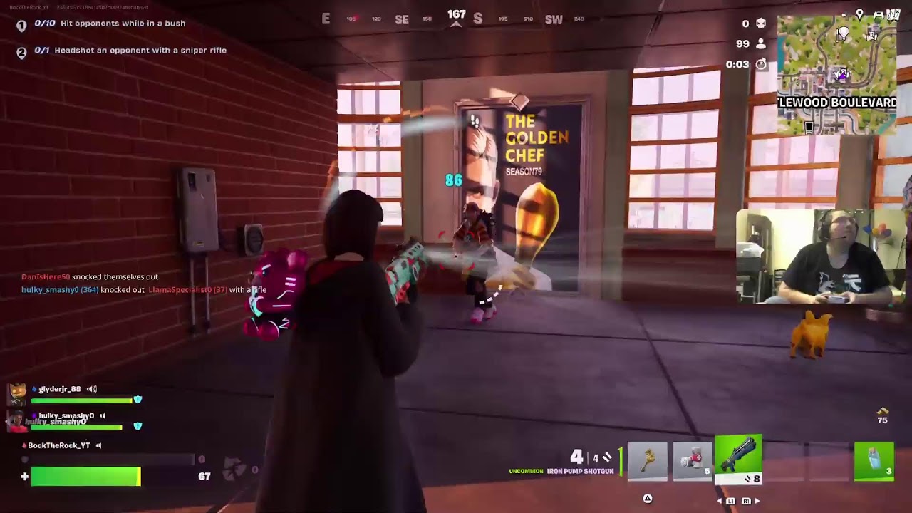 Playing Fortnite and chilling prt 44.5