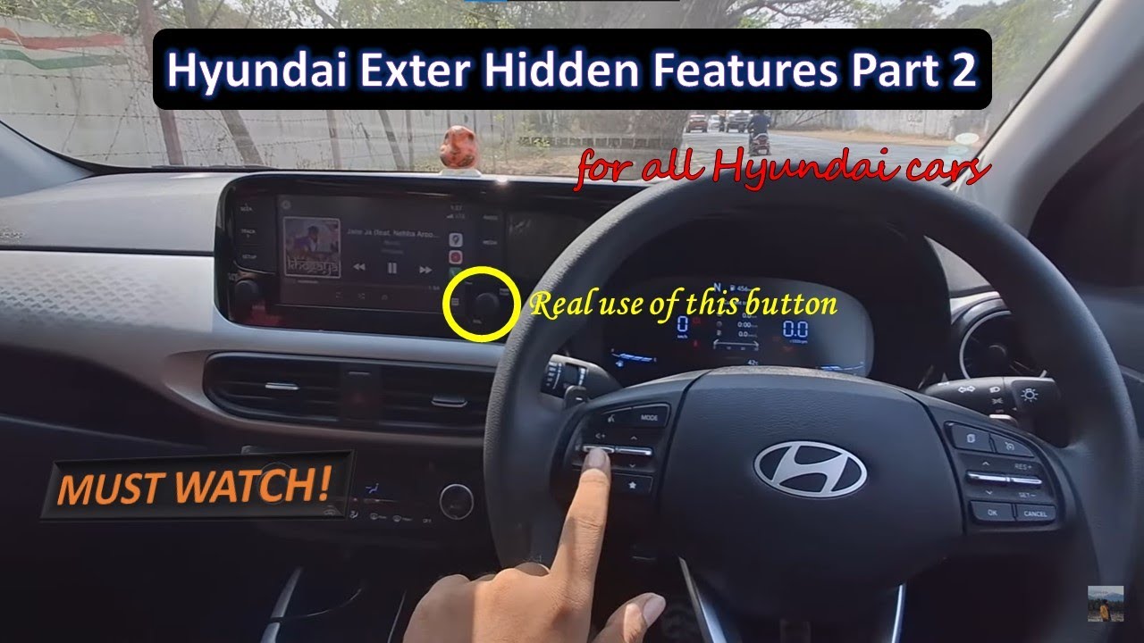 Hyundai Exter 2025 Hidden Features 😳 | Child Lock, CarPlay Screenshot, Follow Me Home Lights Part 2✅