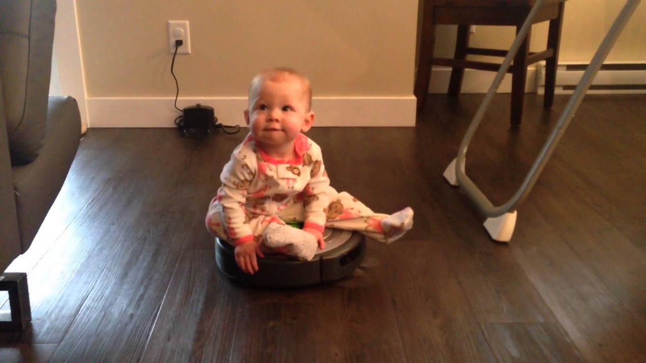 Baby Rides iRobot Roomba 655