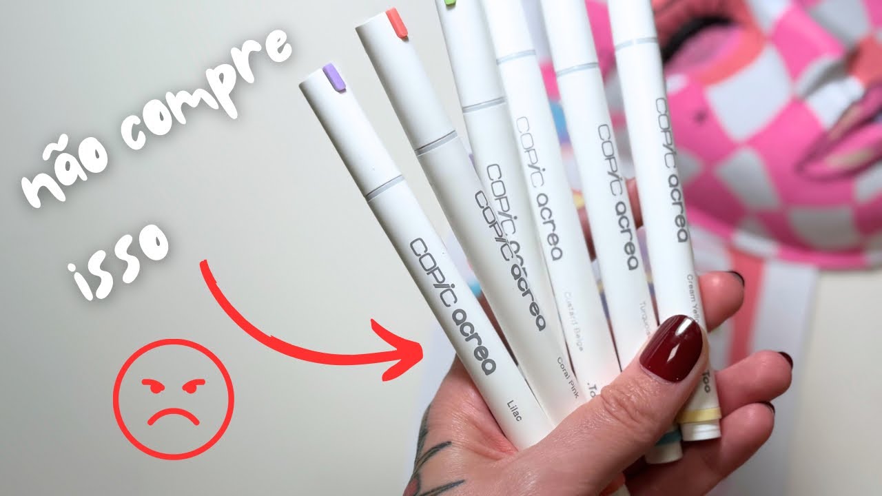 COMPREI O PIOR MATERIAL DE DESENHO DA COPIC  - NÃO VALE UM REAL!