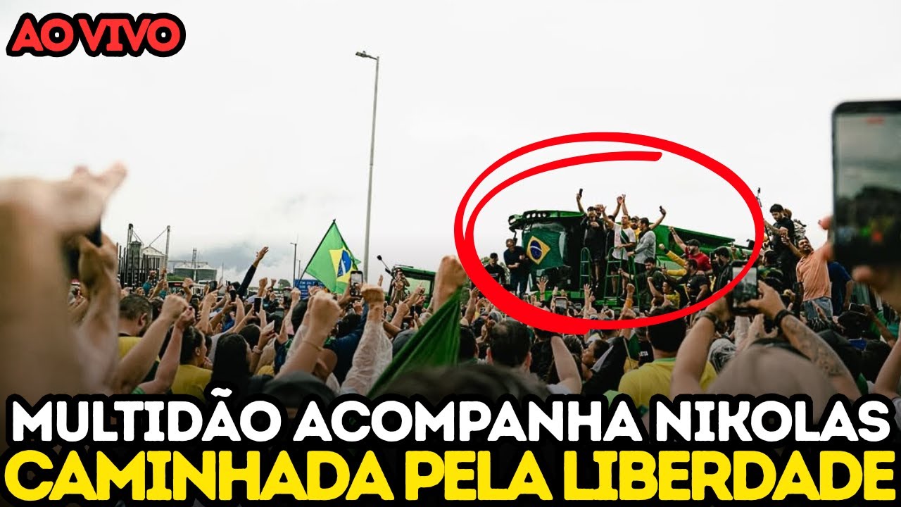 URGENTE | O CORO TA COMENDO NA CAMINHADA DA LIBERTADE | SEXTO DIA | MULTIDAO CERCA NIKOLAS!