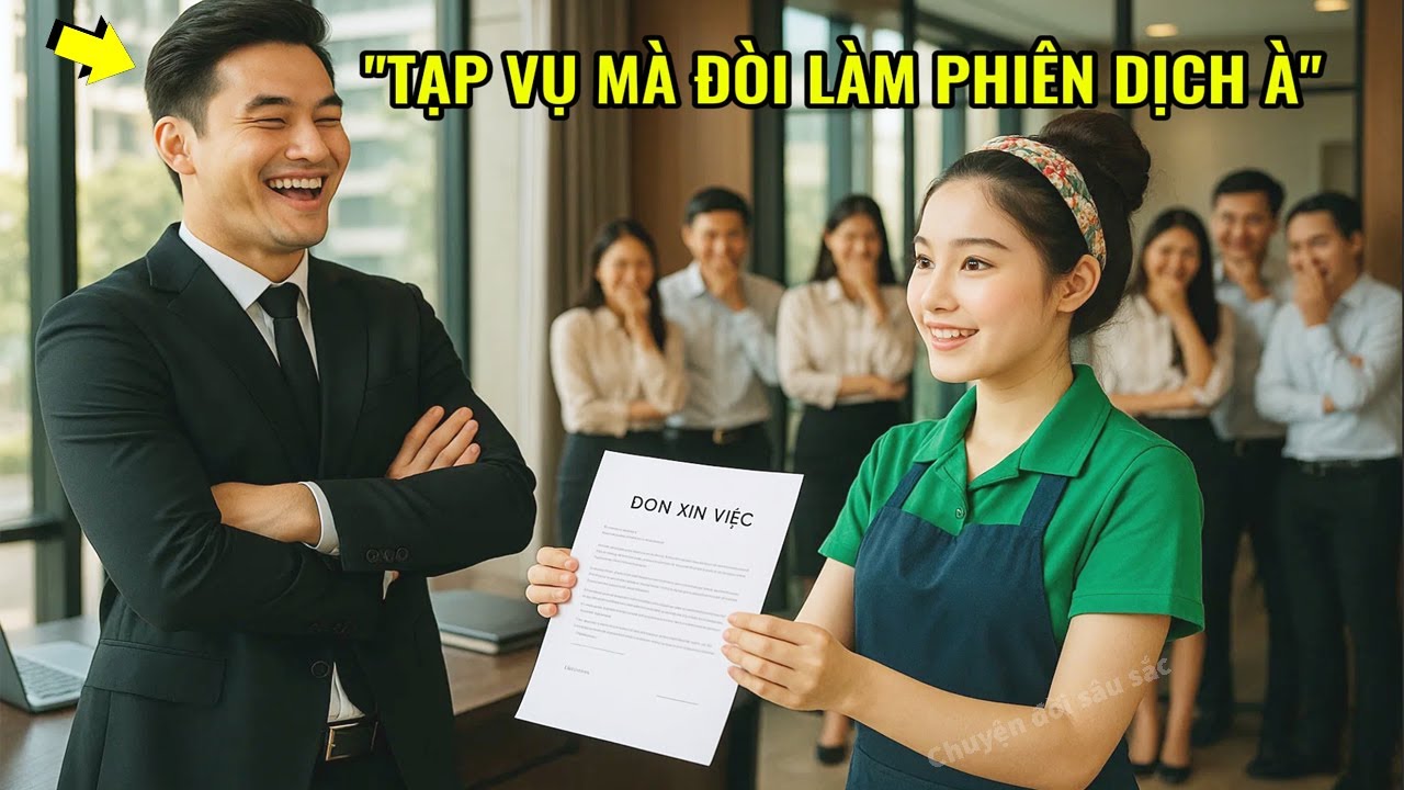 Cô tạp vụ xin làm phiên dịch bị tỷ phú chế g.iễu, 24h sau anh tái mặt khi cô cứu thương vụ trăm tỷ