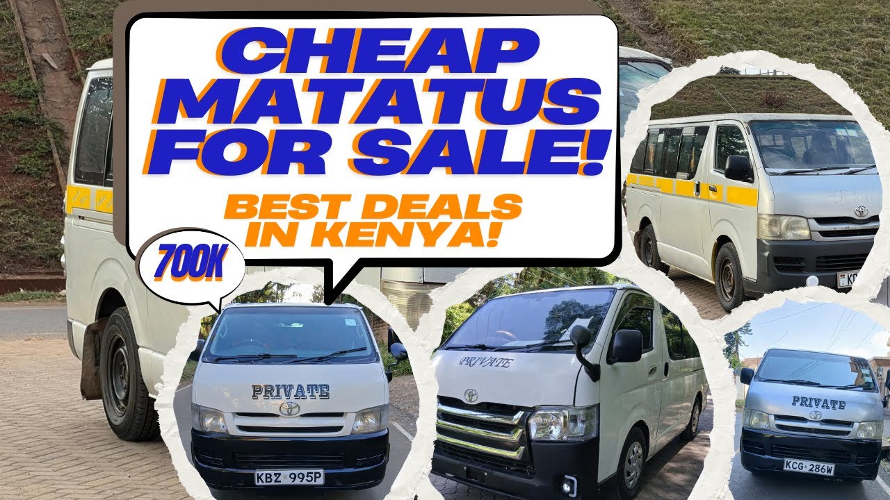 🔥 Affordable Matatus for Sale in Kenya | Best Deals on Toyota Hiace & More! 🚐