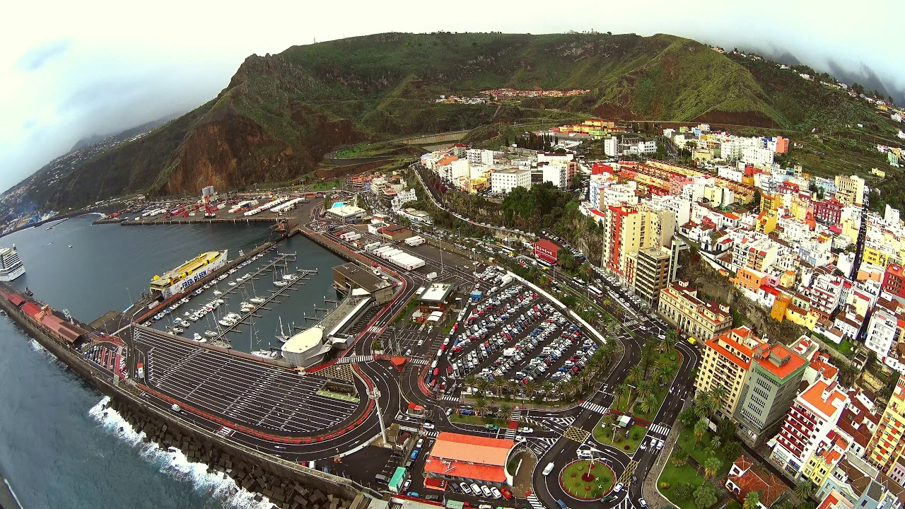 VSC - Santa Cruz de La Palma, de la costa a La Cuesta - Paisajes de La Palma 4K