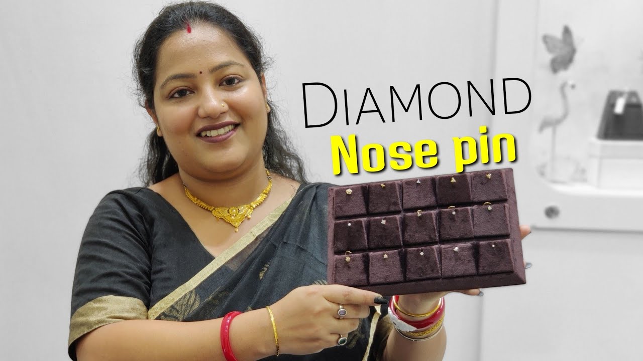 IGI Certified Real Diamond Nose Pins Designs with Price | Diamond Nose Pin Design with Price 2025