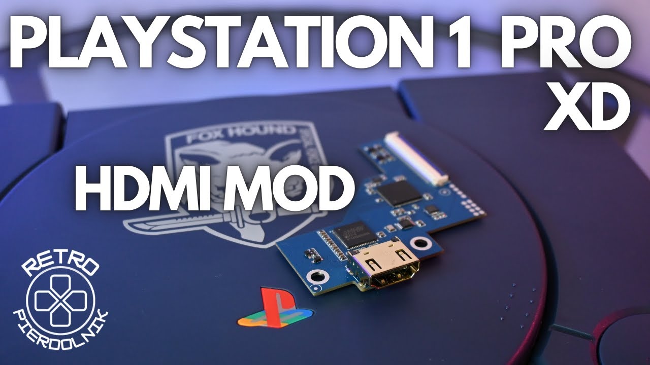 Hispeedido HDMI Mod w PlayStation 1 SCPH 5502! / X-Station & X-Reset QSB