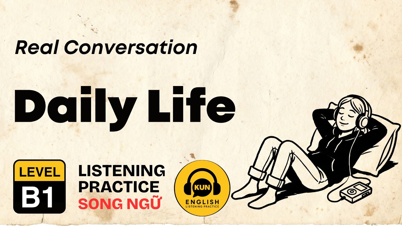 English Listening Practice B1 | Real English Conversations About Music, Dreams & Daily Life