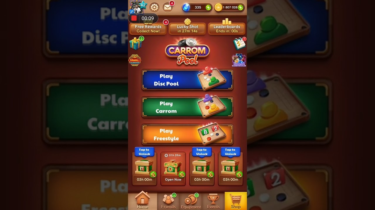 🔥Carrom pool leaderboards number 1🔥#shorts #shortvideo #shortsyoutube #gaming