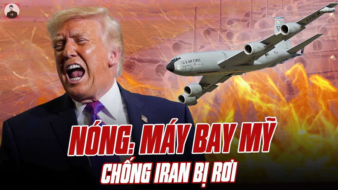 NÓNG: MÁY BAY MỸ THAM GIA CHIẾN DỊCH QUÂN SỰ CHỐNG IRAN BỊ RƠI, TẤT CẢ PHI HÀNH ĐOÀN CÓ THỂ BAY MÀU