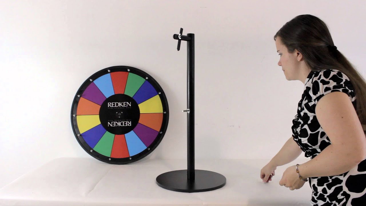 SpinningDesigns- Easy assemble Prize Wheel Stand