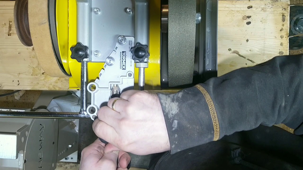 Slibning af U jern med Tormek SVD-186 og TTS-100 - Dansk version