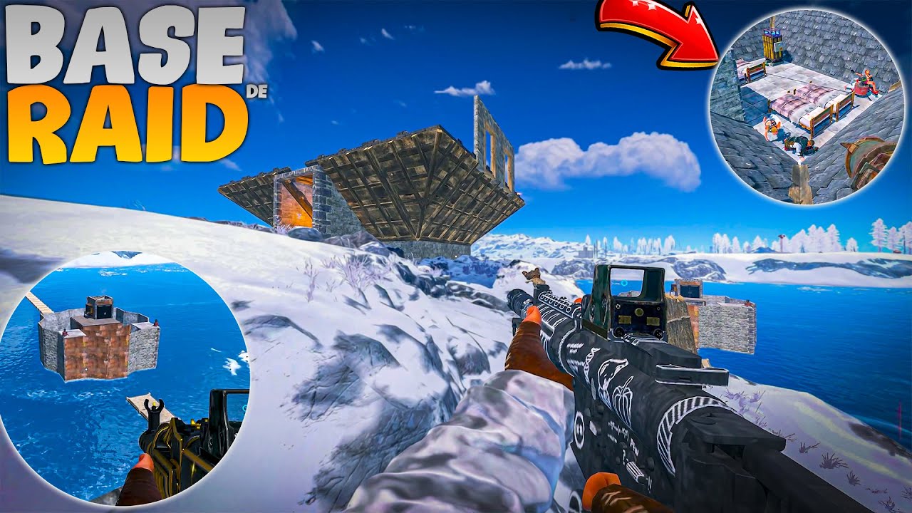 Roubamos TODO o loot de RAID desse TIME GRANDE no rust