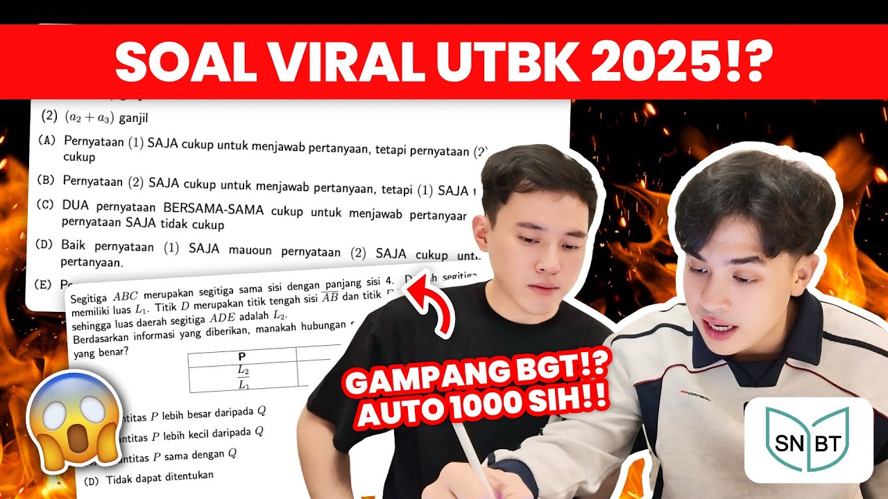 TRIK NGERJAIN SOAL UTBK 2025 PENGETAHUAN KUANTITATIF! GAMPANG BGT!? 😱